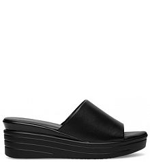 Klapki na koturnie Lasocki czarne 