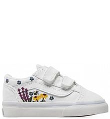 Buty na rzepy Vans białe dziecięce 
