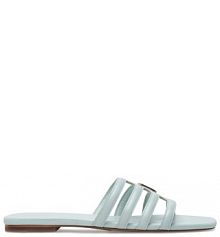 Klapki Badura zielone damskie 