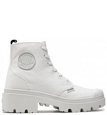 Trapery Palladium białe damskie 