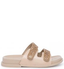 Klapki Jenny Fairy złote damskie 