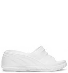 Klapki na koturnie Jenny Fairy białe 