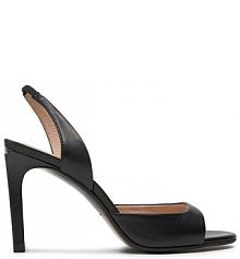 Sandały na szpilce Calvin Klein czarne 