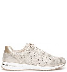 Półbuty sznurowane Remonte beżowe damskie 