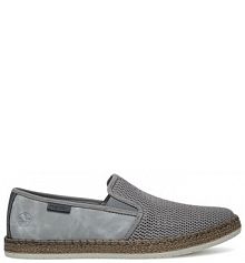 Półbuty wsuwane Rieker szare męskie 