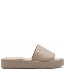 Klapki Lasocki beżowe damskie 