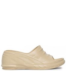 Klapki na koturnie Jenny Fairy beżowe 