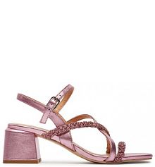 Sandały na słupku Gioseppo różowe 