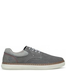 Półbuty sznurowane Rieker szare męskie 