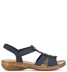 Sandały Rieker granatowe damskie 