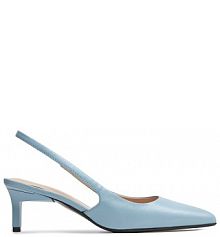 Sandały na szpilce Calvin Klein niebieskie 