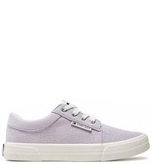 Tenisówki Tommy Jeans fioletowe damskie 