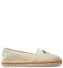 Espadryle Tommy Jeans beżowe damskie 