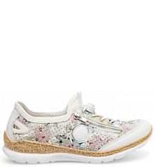 Półbuty wsuwane Rieker kolorowy damskie 