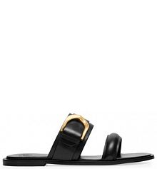 Klapki GINO ROSSI czarne damskie 