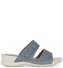 Klapki Clara Barson granatowe damskie 