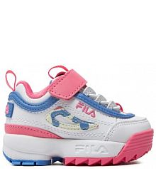 Buty na rzepy Fila białe dziecięce 