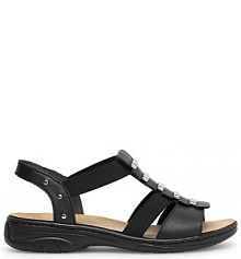 Sandały Rieker czarne damskie 