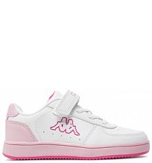 Buty na rzepy Kappa białe dziecięce 