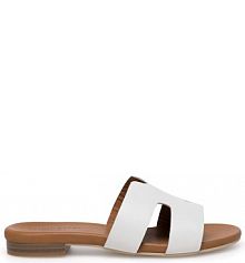 Klapki Sergio Bardi białe damskie 