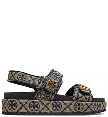 Sandały Tory Burch granatowe damskie 