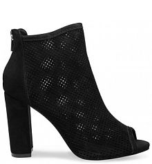 Botki na słupku Sergio Bardi czarne 