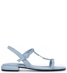 Sandały GINO ROSSI niebieskie jasny damskie 