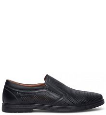 Półbuty wsuwane Sergio Bardi czarne męskie 