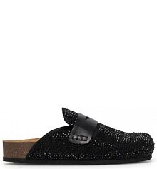 Klapki Eva Minge czarne damskie 