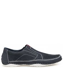 Półbuty wsuwane Rieker niebieskie męskie 