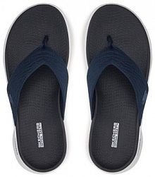 Japonki Skechers granatowe damskie 