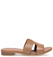 Klapki Sergio Bardi brązowe damskie 