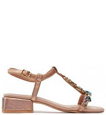 Sandały Menbur beżowe damskie 