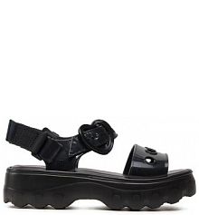 Sandały na koturnie Melissa czarne 