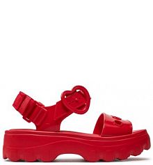 Sandały na koturnie Melissa czerwone 