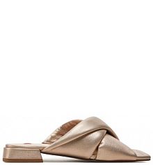 Klapki HÖGL złote damskie 