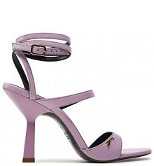 Sandały na słupku Patrizia Pepe fioletowe 
