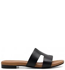 Klapki Sergio Bardi czarne damskie 