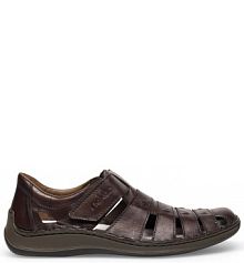 Półbuty wsuwane Rieker brązowe męskie 