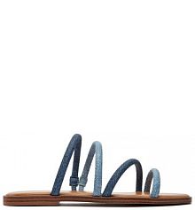 Klapki Aldo niebieskie damskie 