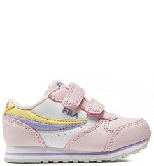 Buty na rzepy Fila różowe dziecięce 