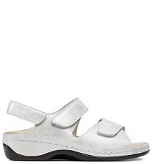 Sandały Berkemann srebrne damskie 