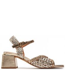 Sandały na słupku Gioseppo złote 