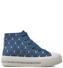 Trzewiki Patrizia Pepe niebieskie dziecięce 