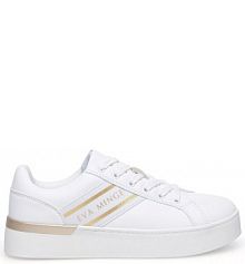 Półbuty sznurowane Eva Minge białe damskie 