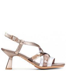 Sandały na słupku Hispanitas złote 