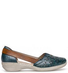 Półbuty wsuwane Rieker granatowe damskie 