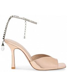 Sandały na szpilce Eva Minge złote 