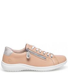 Półbuty sznurowane Remonte brązowe damskie 