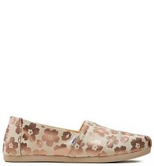 Półbuty wsuwane Toms beżowe damskie 